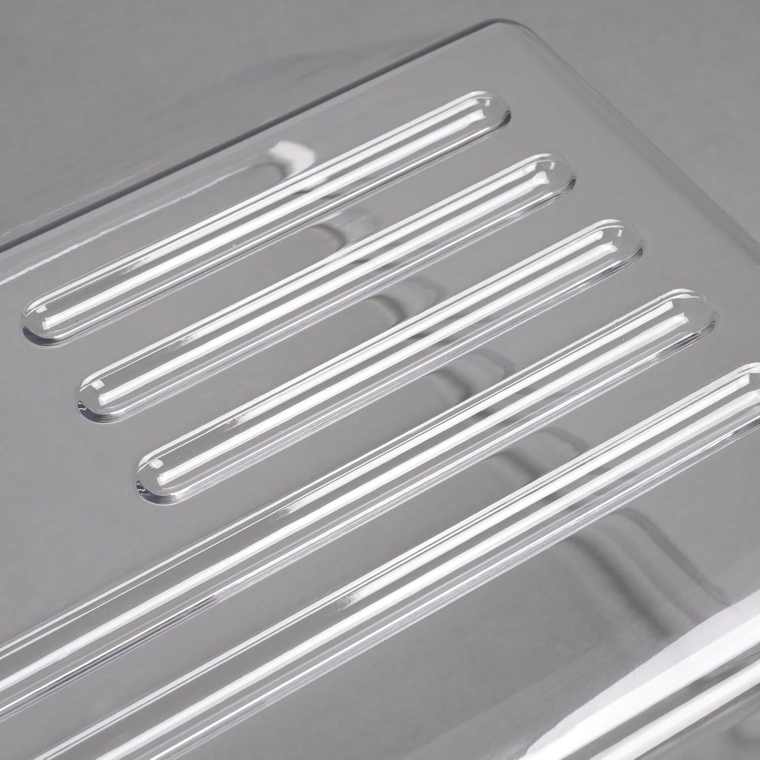 imageKojem 2188664 Crisper Drawer Bin Lower Replacement for WP2188664 Compatible with Whirlpool Kenmore Maytag Kitchenaid Refrigerator Clear Crisper Pan WWhite Handle PlasticPS