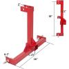 image2quot Receiver 3 Point Trailer Hitch Category One Tractor Tow Red Gooseneck Drawbar Adapter with One Year Warranty