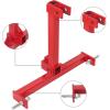image2quot Receiver 3 Point Trailer Hitch Category One Tractor Tow Red Gooseneck Drawbar Adapter with One Year Warranty