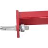 image2quot Receiver 3 Point Trailer Hitch Category One Tractor Tow Red Gooseneck Drawbar Adapter with One Year Warranty