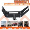 imageECOTRIC 10x 4 12 Cradle Winch Mount Mounting Plate 800013000 Lb Capacity Winch Mounting Hitch Receiver Recovery Winches Foldable