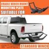 imageECOTRIC 10x 4 12 Cradle Winch Mount Mounting Plate 800013000 Lb Capacity Winch Mounting Hitch Receiver Recovery Winches Foldable