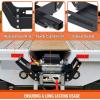 imageECOTRIC 10x 4 12 Cradle Winch Mount Mounting Plate 800013000 Lb Capacity Winch Mounting Hitch Receiver Recovery Winches Foldable