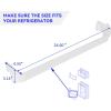 imageECOTRIC 240534901 Refrigerator Door Shelf Rack Bar Rail Retainer Compatible with Kenmore Frigidaire Refrigerators Replacement for AP3214630 PS734935 Door Bin Refrigerator Parts ampamp Accessories1 PC