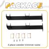 imageECOTRIC 3 Place Weed Eater Rack Carrier Mount On Landscape Truck Trailer Enclosed Trimmer Rack Holder wLock Pair Steel Lockable2 NonLocking Positions