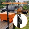 imageECOTRIC 3 Place Weed Eater Rack Carrier Mount On Landscape Truck Trailer Enclosed Trimmer Rack Holder wLock Pair Steel Lockable3 Locking Positions