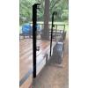 imageECOTRIC 3 Place Weed Eater Rack Carrier Mount On Landscape Truck Trailer Enclosed Trimmer Rack Holder wLock Pair Steel Lockable3 NonLocking Positions