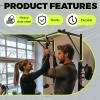 imageECOTRIC 46 Wall Mounted Pull Up Bar Chin up Bar Doorway Exercise Bar Upper Body Gym Workout Bar Heavy Duty Training Fitness Home Heavy Duty 500lbs