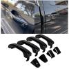 imageECOTRIC 4Pcs Exterior Door Handles Replacement Compatible with 20142019 Chevy Silverado GMC Sierra Replacement for 22923605 23236150 22929464 22923599 84713668 22929412 Black