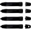 imageECOTRIC 4Pcs Exterior Door Handles Replacement Compatible with 20142019 Chevy Silverado GMC Sierra Replacement for 22923605 23236150 22929464 22923599 84713668 22929412 Black