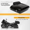 imageECOTRIC 5 Extended Stretched Saddle bag WLatch Compatible with 20142024 Harley Touring FLT FLHT FLHTCU FLHRC Road King Road Glide Street Glide Electra Glide UltraClassicMotorcycle Trunk