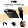 imageECOTRIC 5 Extended Stretched Saddle bag WLatch Compatible with 20142024 Harley Touring FLT FLHT FLHTCU FLHRC Road King Road Glide Street Glide Electra Glide UltraClassicBlack