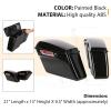 imageECOTRIC 5 Extended Stretched Saddle bag WLatch Compatible with 20142024 Harley Touring FLT FLHT FLHTCU FLHRC Road King Road Glide Street Glide Electra Glide UltraClassicBlack
