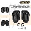 imageECOTRIC 65 Motorcycles Lower Vented Leg Fairing WSpeaker Box Pods Grilles Compatible with 20142024 Harley Davidson Touring Street Glide Road Glide Electra Glide Road King Trike Model VividWaterCooledWith Glove Box