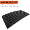 imageECOTRIC Black Hood Vent Hood Louver Compatible with 20062010 Hummer H3 Air Vent Grille Panel Replace for Part Number GM 20880500 15231746 15836982 15298497