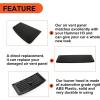 imageECOTRIC Black Hood Vent Hood Louver Compatible with 20062010 Hummer H3 Air Vent Grille Panel Replace for Part Number GM 20880500 15231746 15836982 15298497