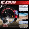 imageECOTRIC Cheetah Electric Bike 26quot X 4quot Fat Tire Bicycle 500W 36V 125AH Battery EBike Beach Mountain Snow EBike Throttle ampamp Pedal Assist for Adults  90 PreAssembled