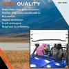 imageECOTRIC Clear Half Windshield Polycarbonate Compatible with Polaris 20082013 RZR 800 2014 RZR 900 20152020 RZR XP 20112013 RZR XP 900