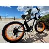 imageECOTRIC Coolboy Electric Bike 26quot Fat Tire 750W Electric Mountain Bike 48V 125AH Removable Large Battery Adult Electric Bicycles Beach Snow Mountain Bike Hydraulic Brakes Dual Shock AbsorberOrange 750W UL Model