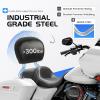 imageECOTRIC Detachable Passenger Backrest Quick Release 2up Sissy Bar Compatible with Harley Davidson Touring 20092024 Street Glide Road King Road Glide Electra Glide Ultra Limited FLHR FLHX FLHT FLTRChrome Sissy Bar