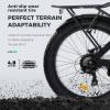 imageECOTRIC Explorer Electric Bike Ebike Mountain Bicycle 26quot 750W Motor 48V 13AH Lithium Battery Fat Tire 40MPH Full Suspension Throttle ampamp Pedal Assist for Adults  90 PreAssembled