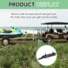 imageECOTRIC Golf Cart Universal Rear Hitch with 2quot Receiver for Step on Back Compatible with Club CAR EZGO Yamaha