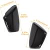 imageECOTRIC Motorcycle Pair Black Panel Battery Cover Fairing Compatible with 1984Up Yamaha XV 700 750 1000 1100 Virago Battery Side Fairing Cover Protection Left ampamp Right Side  2 PackagesBlack
