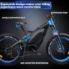 imageECOTRIC Powerful Electric Bike 1000W Motor 176AH48V Battery 26quot x 48quot Fat Tire Ebike with Suspension Fork Aluminum Frame Mountain Bike Beach EBike Snow Bicycle for AdultsPattern B