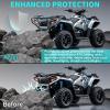 imageECOTRIC Rear Brush Guard Bumper Compatible with 20142023 Polaris Sportsman Touring 570 450 HO Replacement for 2879715 Black HeavyDuty Steel Back ProtectorRear