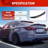 imageECOTRIC Rear Trunk Duckbill Spoiler Wing Compatible with 20142024 Infiniti Q50 Carbon Fiber Printing Spoiler H Style Duckbill