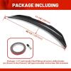 imageECOTRIC Rear Trunk Duckbill Spoiler Wing Compatible with 20142024 Infiniti Q50 Carbon Fiber Printing Spoiler H Style Duckbill