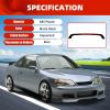 imageECOTRIC Rear Trunk Lid Spoiler Wing Compatible with 19962000 Honda Civic 2DR Coupe wLED Brake Light Matte Black ABS Plastic Paintable Winglet