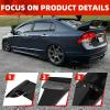 imageECOTRIC Rear Trunk Spoiler Wing Compatible with 20062011 Honda Civic 4 Door Sedan ABS Trunk Spoiler Wing Painted Gloss Black