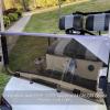 imageECOTRIC TintedSmoke Windshield Compatible with 19952003 Yamaha G14 G16 G19 Gas and Electric Golf Cart Fold Down WindshieldTinted