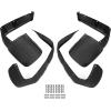 imageHECASA 4pcs Mud Guards Kit Compatible with 19962000 Honda Four Trax TRX300 TRX300FW Mud Flaps Protection FrontRearLeftRight Fender Flares Black4pcs front leftfront rightrear leftrear right
