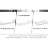 imageKojem 2 x 240534901 ampamp 1 x 240534701Middle Refrigerator Door Shelf Rack Bar Compatible with Frigidaire Kenmore Refrigerator Door Shelf Retainer Bar Replace for AP3214631 PS734936 948952 AP3214630