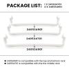 imageKojem 2 x 240534901 ampamp 1 x 240534701Middle Refrigerator Door Shelf Rack Bar Compatible with Frigidaire Kenmore Refrigerator Door Shelf Retainer Bar Replace for AP3214631 PS734936 948952 AP3214630