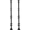 imageECOTRIC 3 Place Weed Eater Rack Carrier Mount On Landscape Truck Trailer Enclosed Trimmer Rack Holder wLock Pair Steel Lockable4 Locking Positions