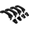 imageECOTRIC 4Pcs Exterior Door Handles Replacement Compatible with 20142019 Chevy Silverado GMC Sierra Replacement for 22923605 23236150 22929464 22923599 84713668 22929412 Black