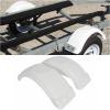 imageECOTRIC 8quot12quot Set of Two SingleAxle Trailer Fenders Wheels Tire Top Step Skirt Boat