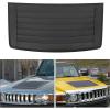 imageECOTRIC Black Hood Vent Hood Louver Compatible with 20062010 Hummer H3 Air Vent Grille Panel Replace for Part Number GM 20880500 15231746 15836982 15298497