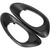 imageECOTRIC Door Handle Inside Trim Bezels Compatible with 20022009 Chevrolet Trailblazer Pair Driver Passenger RH LH Black Left Right SetPair