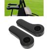 imageECOTRIC Golf Cart Rear Seat Arm Rest with Universal Cup Drink Holders Set Compatible with EZGO Club Car Yamaha Pair No Drilling Required