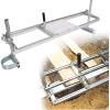 imageECOTRIC Portable Sawmill 48 Inch Chainsaw Mill Planking Milling 14quot48quot Guide Bar Lumber Sawmill Aluminum Steel14  48
