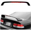 imageECOTRIC Rear Trunk Lid Spoiler Wing Compatible with 19962000 Honda Civic 2DR Coupe wLED Brake Light Matte Black ABS Plastic Paintable Winglet