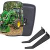 imageTractor Mirror Assembly With Fixed Arms Replacement For DM2455000 Compatible with John Deere 5000 ampamp 6000