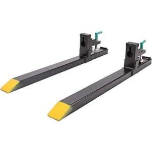 image30 Clamp on Loader Bucket Skidsteer Tractor Pallet Fork 1500lbs Capacity