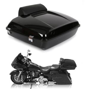 imageECOTRIC 5 Extended Stretched Saddle bag WLatch Compatible with 20142024 Harley Touring FLT FLHT FLHTCU FLHRC Road King Road Glide Street Glide Electra Glide UltraClassicMotorcycle Trunk