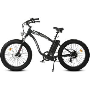 imageECOTRIC Coolboy Electric Bike 26quot Fat Tire 750W Electric Mountain Bike 48V 125AH Removable Large Battery Adult Electric Bicycles Beach Snow Mountain Bike Hydraulic Brakes Dual Shock AbsorberBlack 2 750W UL Model