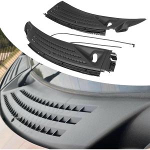 imageECOTRIC Front Windshield Wiper Cowl Panel Grille Vents Set wSeals Compatible with 20092014 Ford F150 Replacement for BL3Z15022A68A ampamp BL3Z15022A69A Driver ampamp Passenger Side